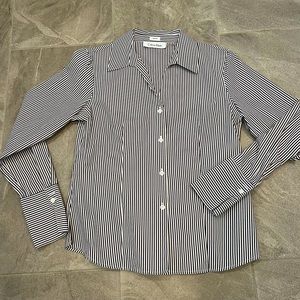 Calvin Klein Black & White Striped Shirt